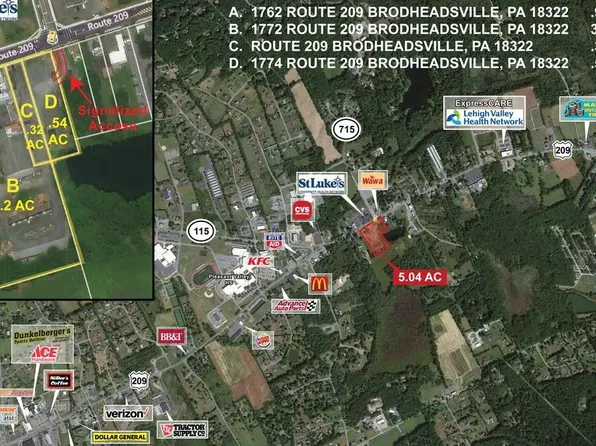 1762 Route 209, Brodheadsville, PA 18322