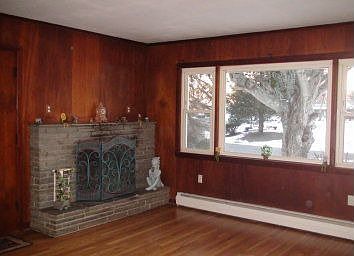 Blue Stone Fireplace