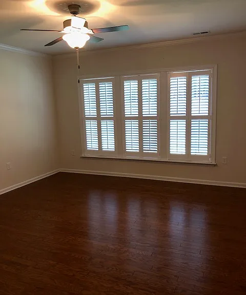 Master Bedroom with plantation shutters