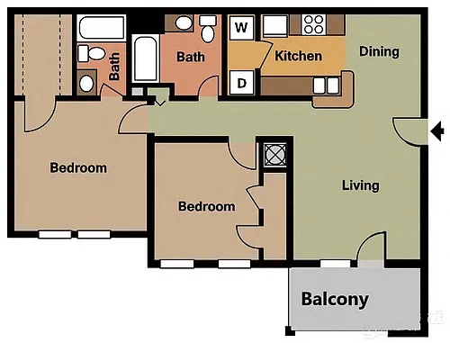 Floor plan The Wellington