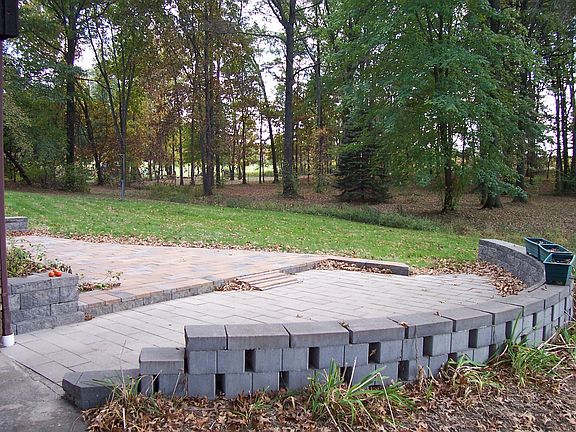 Brick patio