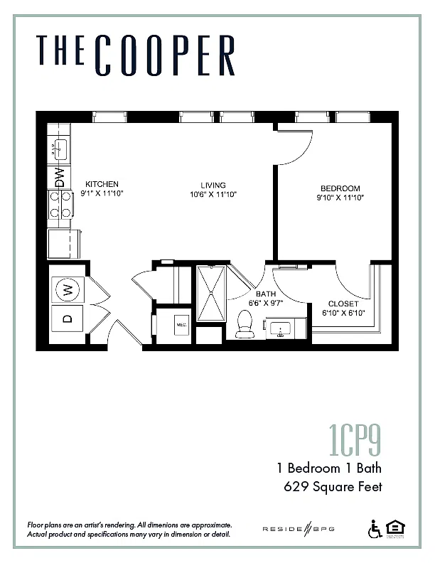 Floor plan 1CP9