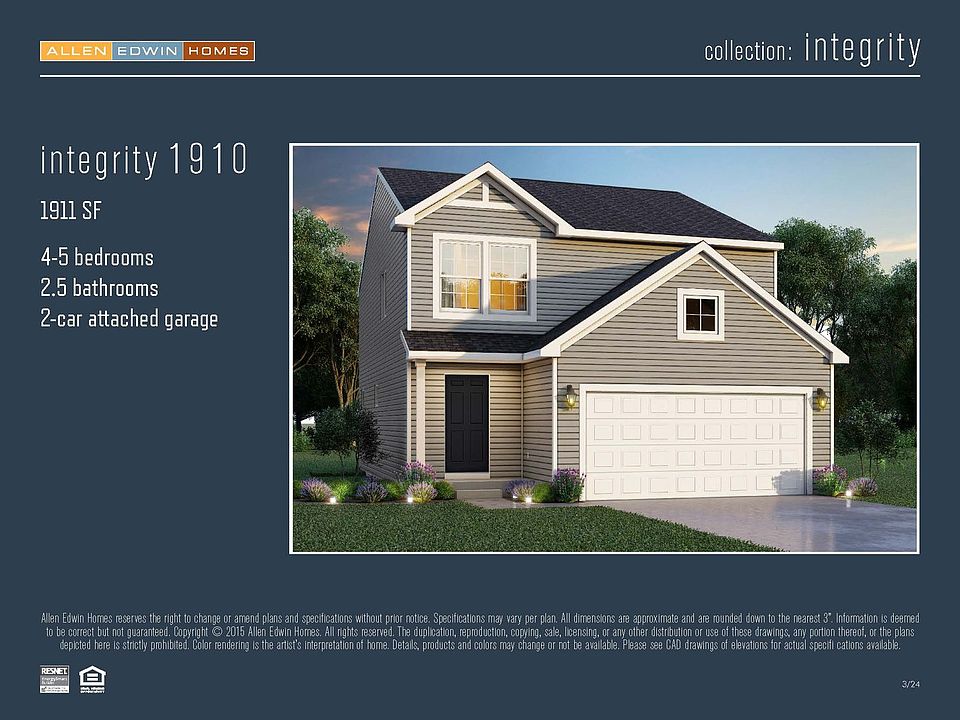 Integrity 1910 Plan, Meadowbrook Farms West, Three Rivers, MI 49093