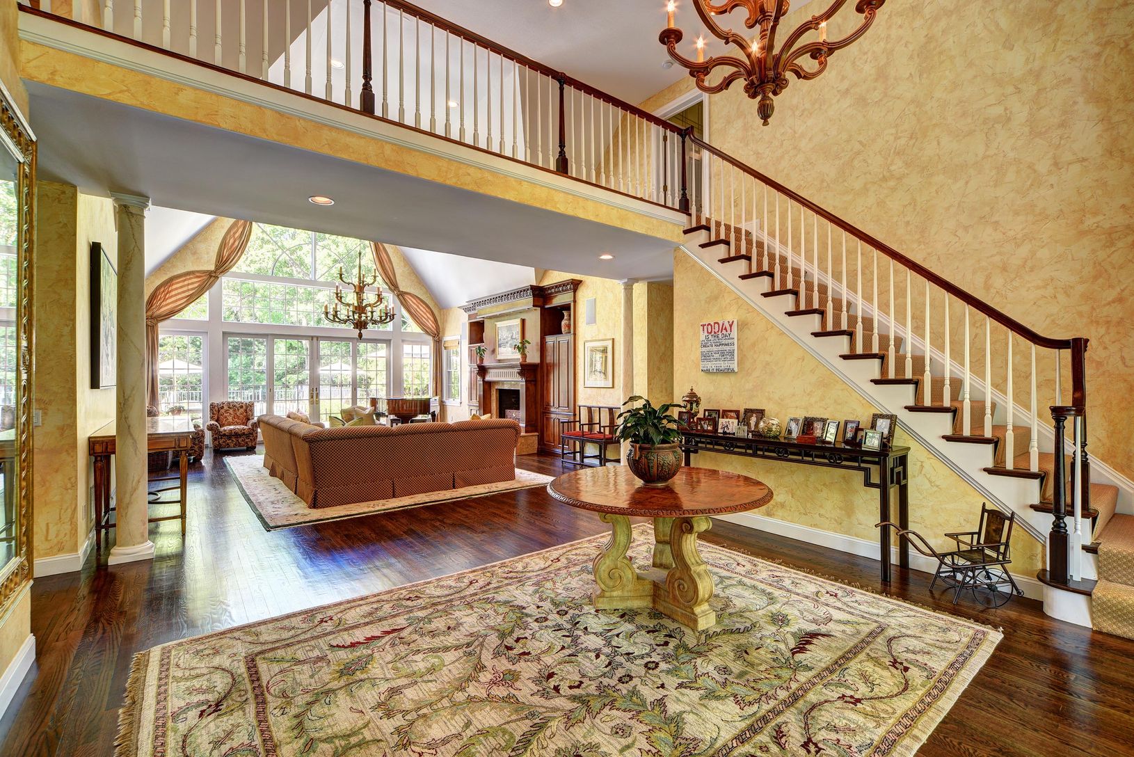  entry hall looking into great room
