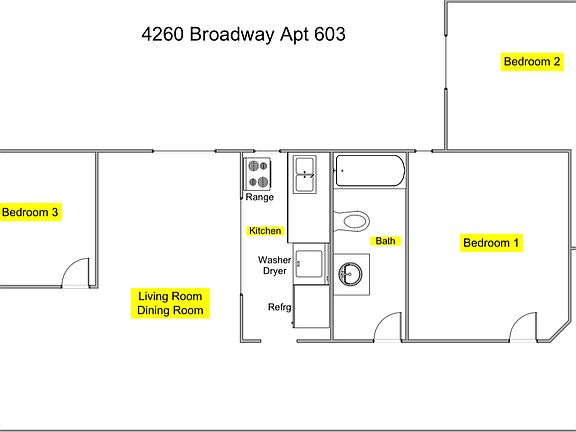 2nd image of 4260 Broadway APT 603
