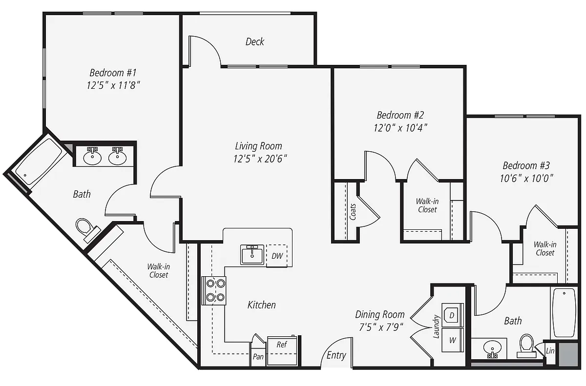 Floor plan C1-262-362
