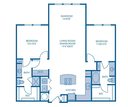 Floor plan B3