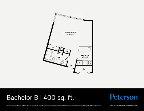 Floor plan Bachelor B