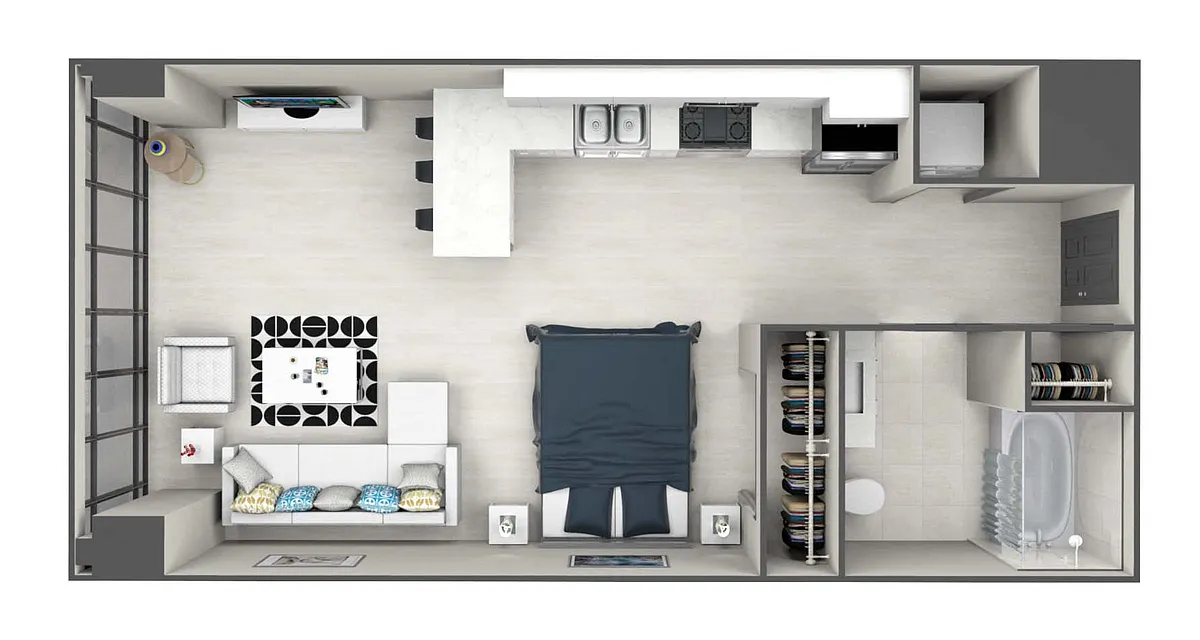 Floor plan S1a