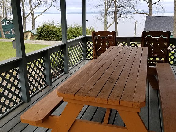 Porch with lake view