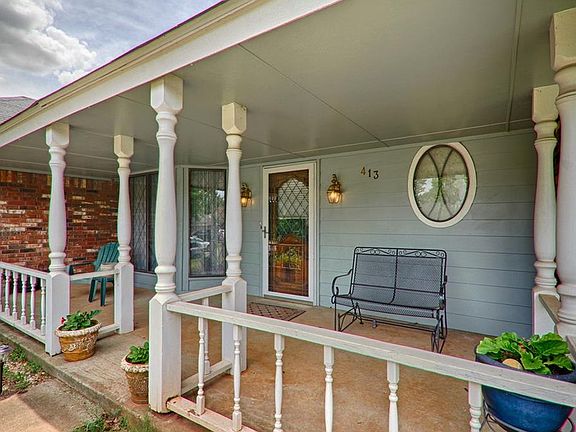 large front porch