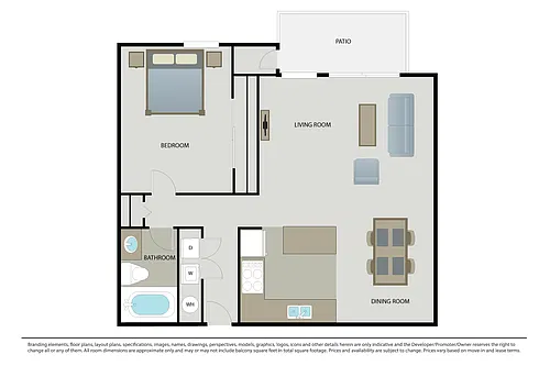Floor plan Plan 1A