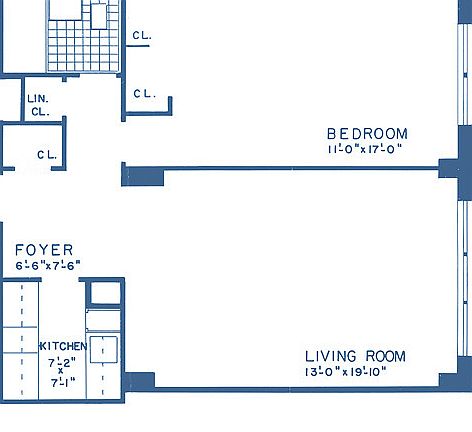 2nd image of 345 W 58th St APT 15K