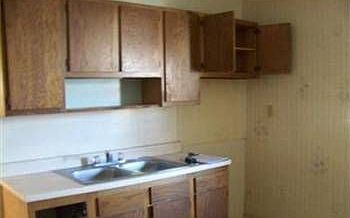 wood cabinetry new floor