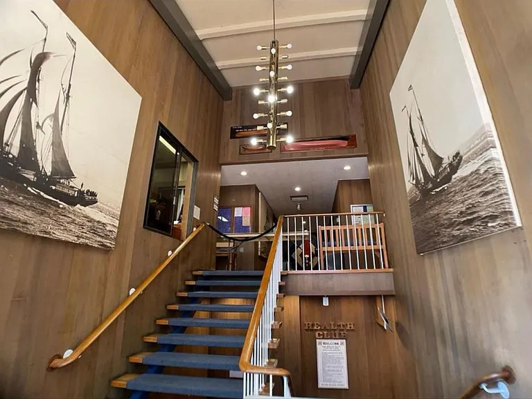 Sauna and Gym's rooms upstairs