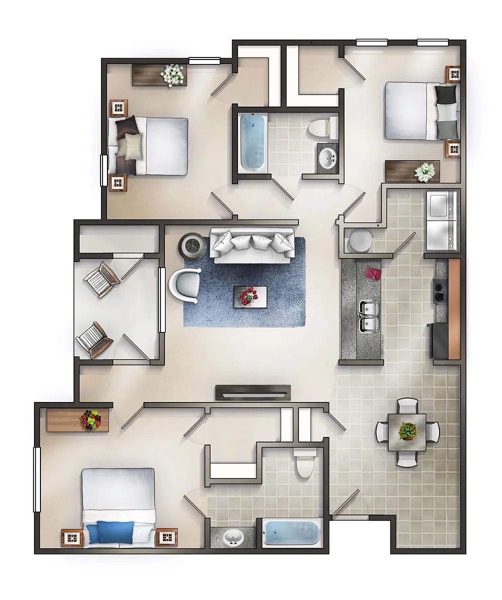 Floor plan Manchester Patio