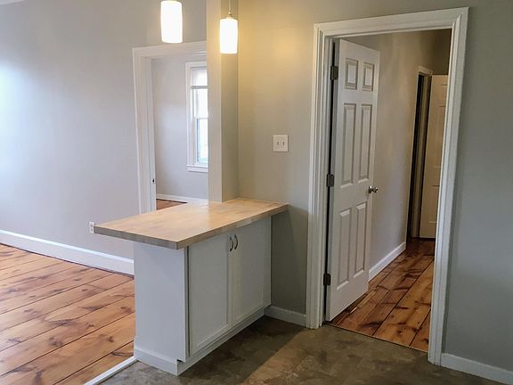 Kitchen into living room