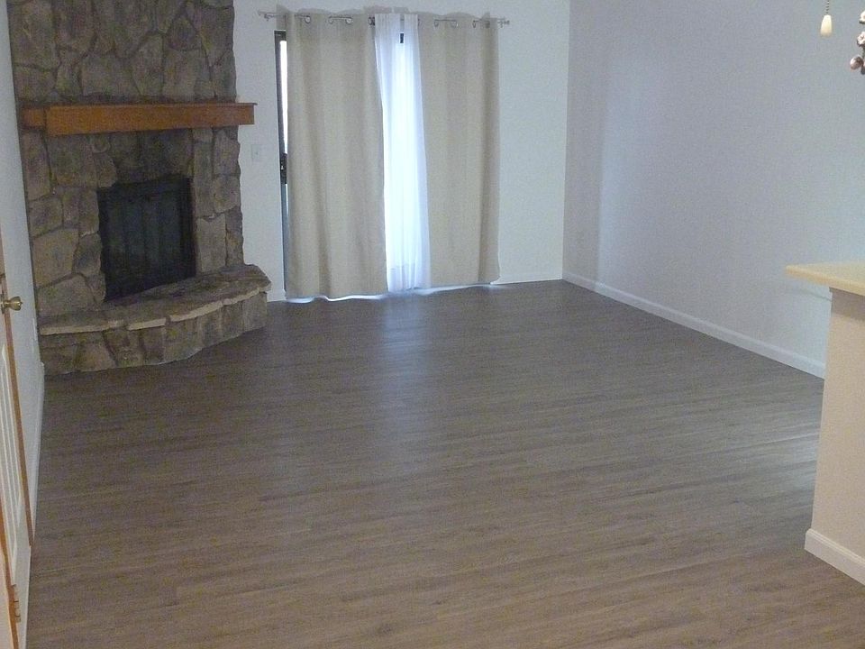 Front room and fireplace