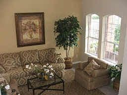 Formal Living Room with tile flooring.