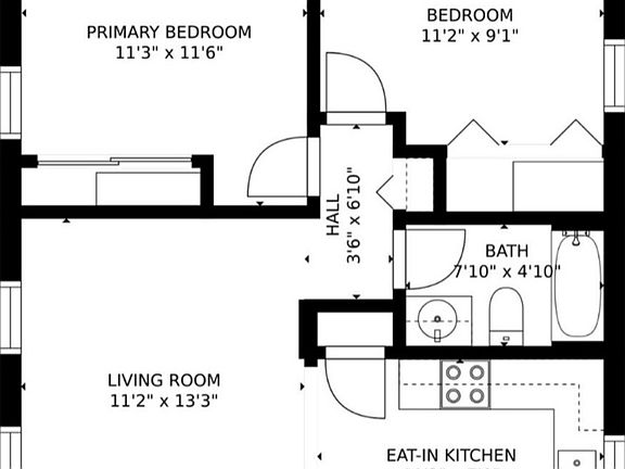floorplan with dimensions