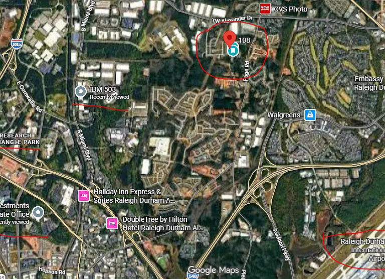 Major Tech, Shopping and connectivity to RTP