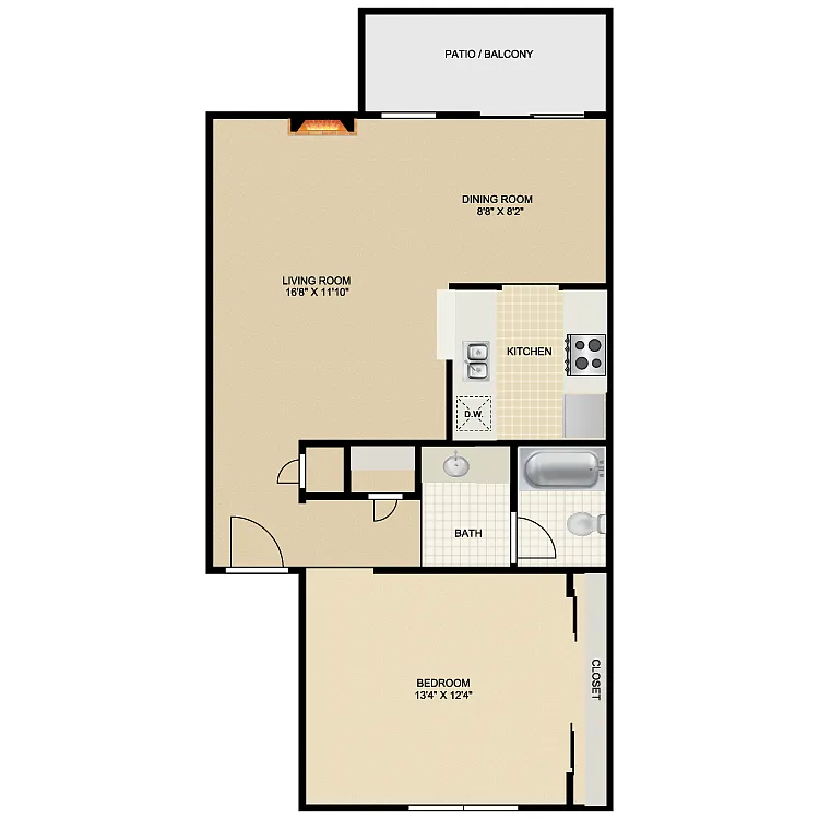 Floor plan Guadalupe
