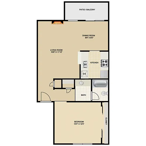 Floor plan Guadalupe