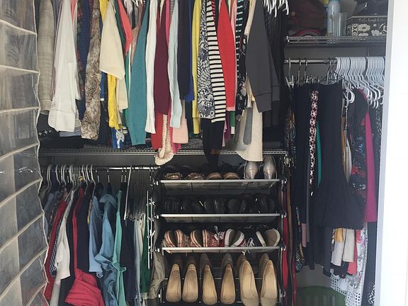 All closets include Elfa organization solution for ample sto