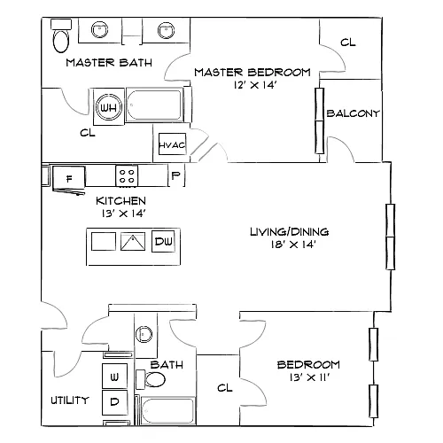 Floor plan Design 2C