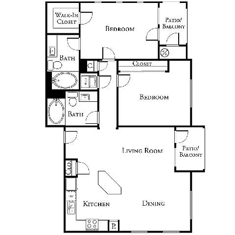 Floor plan 2C2