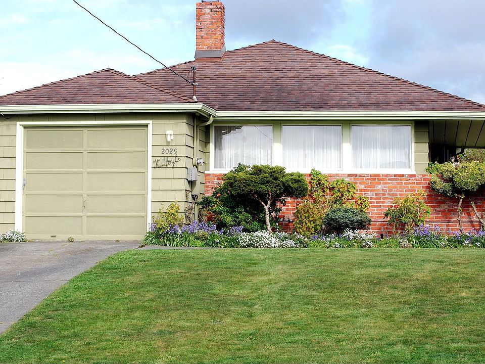 Full front view of home