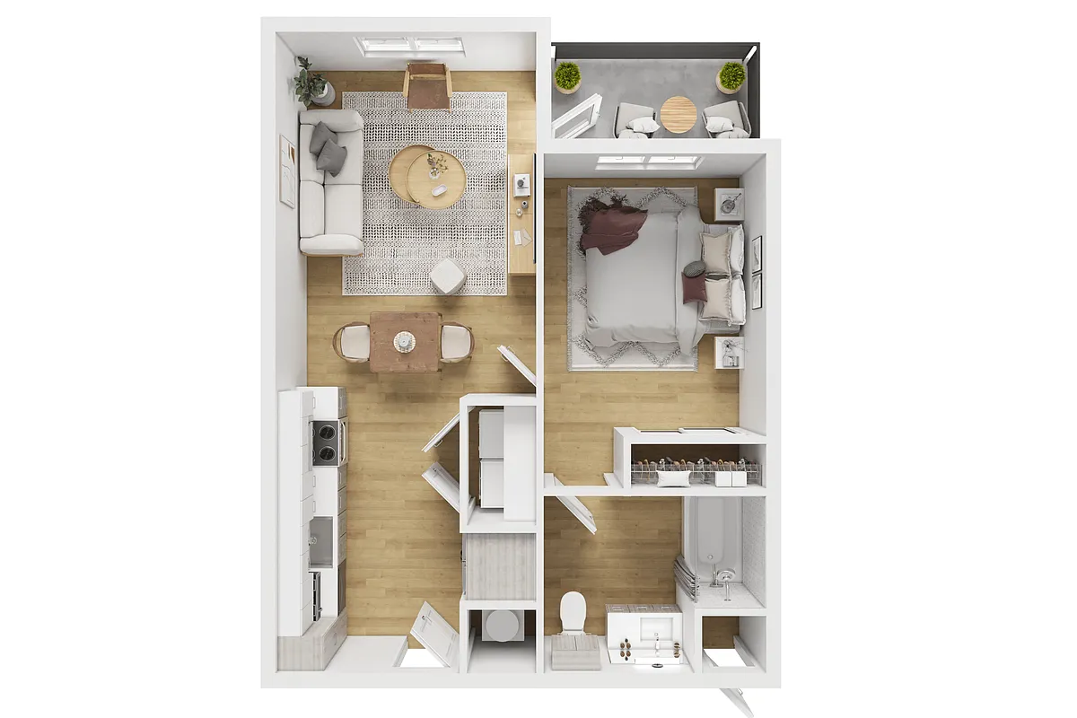 Floor plan A2 Accessible 50%