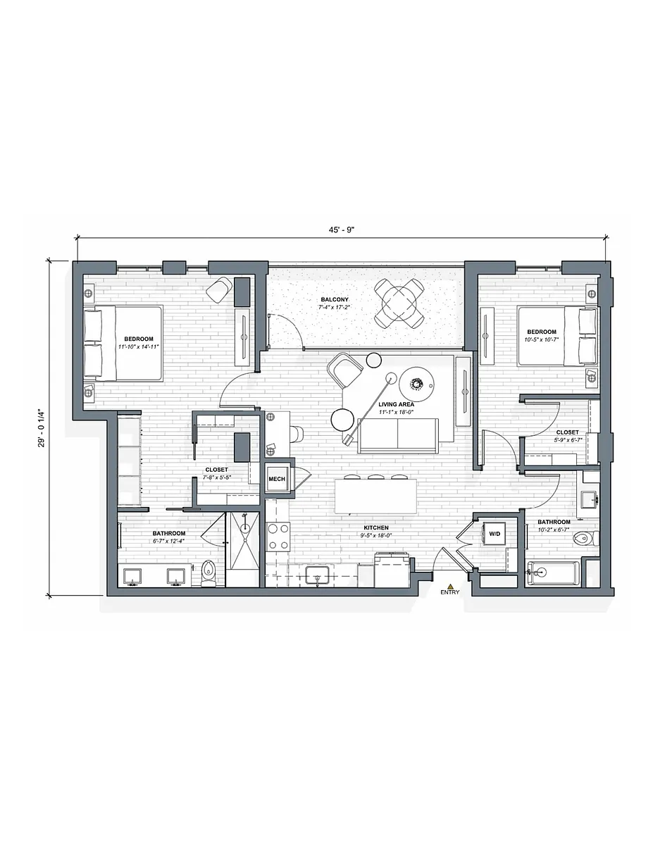 Floor plan B3