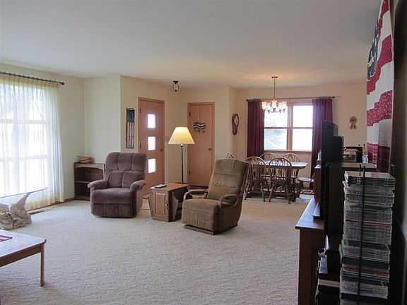 Front Entry, Living Room & Dining Room