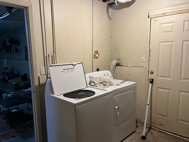Furnished washer and dryer!