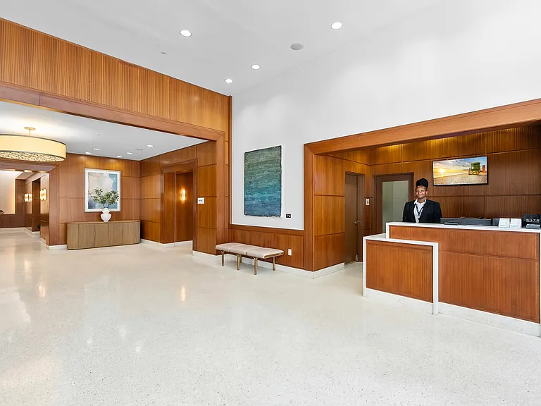 Step into sophistication-our lobby is designed to welcome you home in style.
