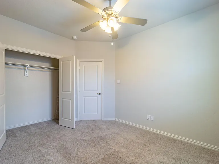 Generous closet space - extra wide closets