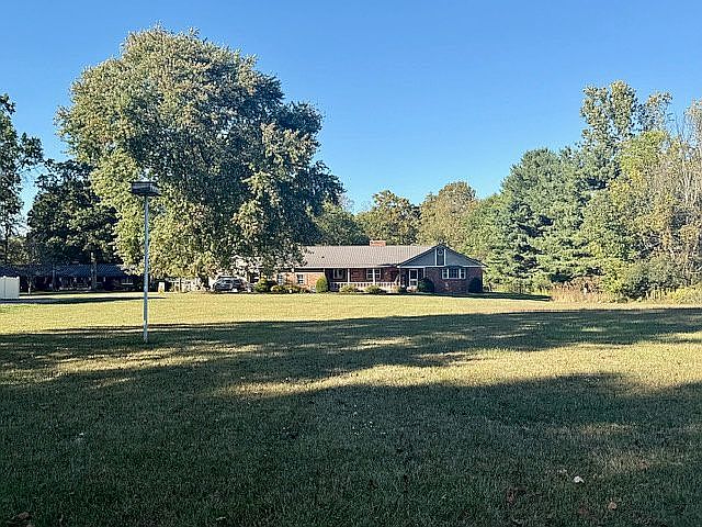 front of the house with