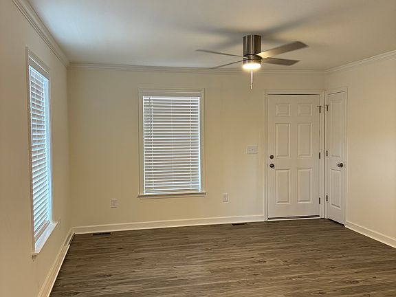 Living room with storage closet