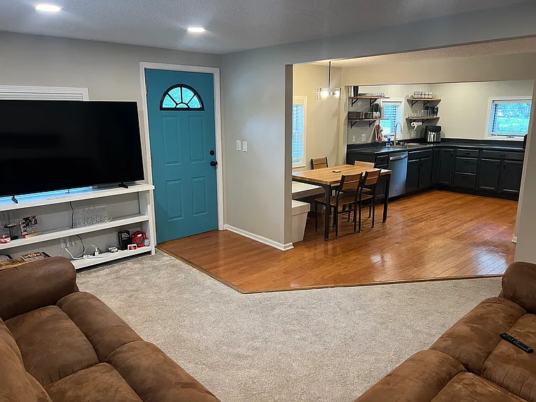 Kitchen and Living Room