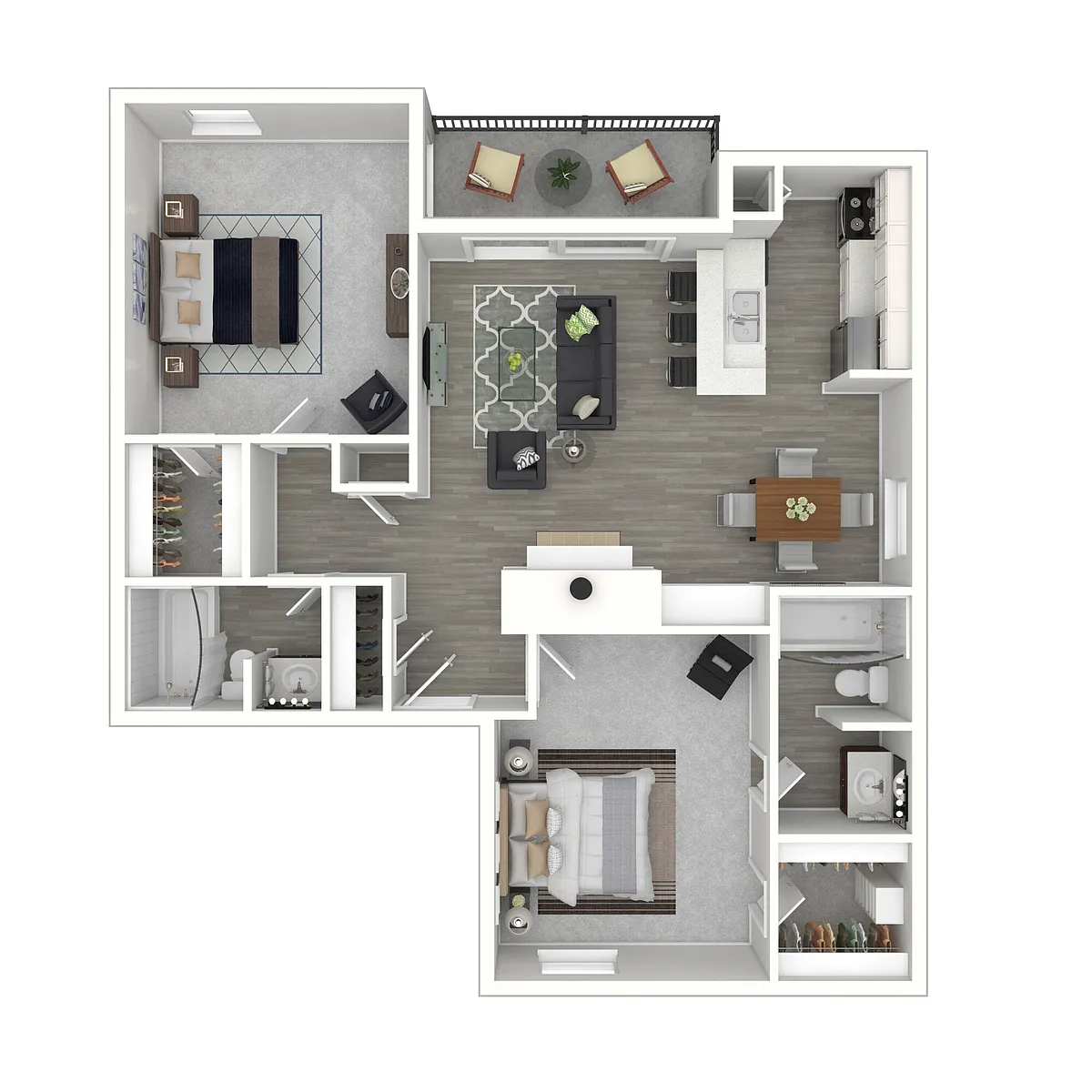 Floor plan B3 Traditional