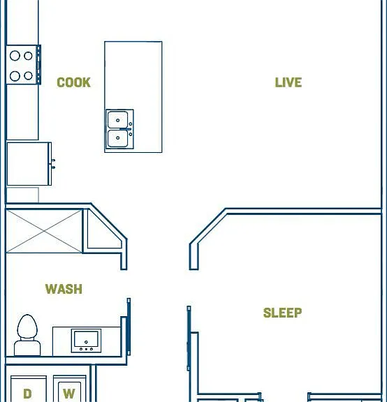 A3 - District Lofts floor plan District Collection