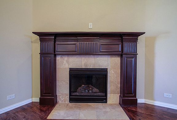 Fireplace with Gas Logs