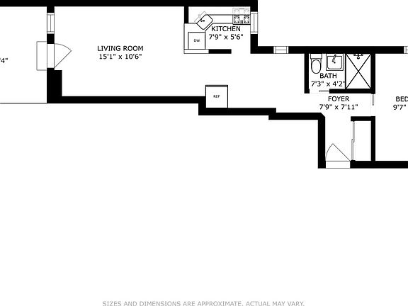 2nd image of 421 W 57th St APT 1G
