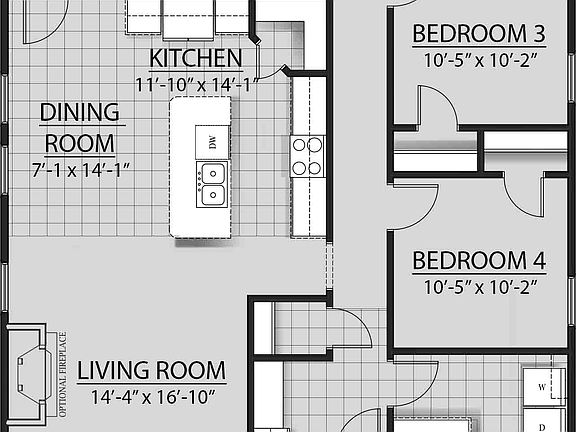 Midland II H - Open Floor Plan- DSLD Homes
