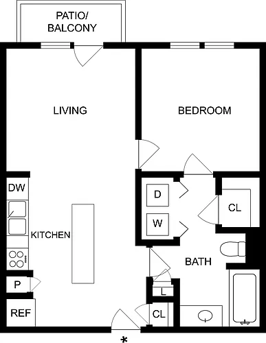 Floor plan A1E