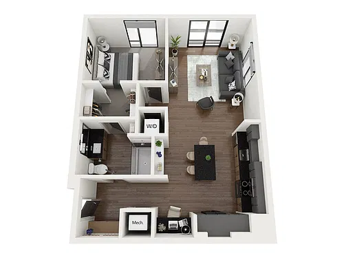 Floor plan A13