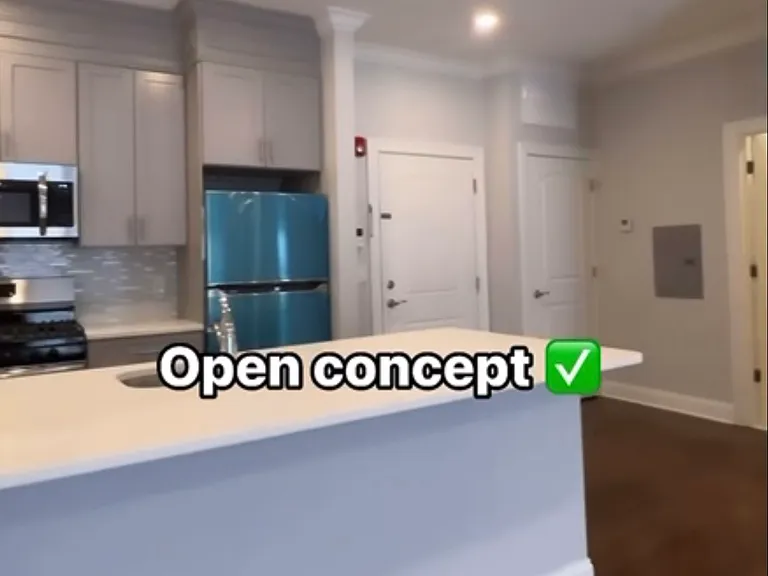 Some units have open concepts.