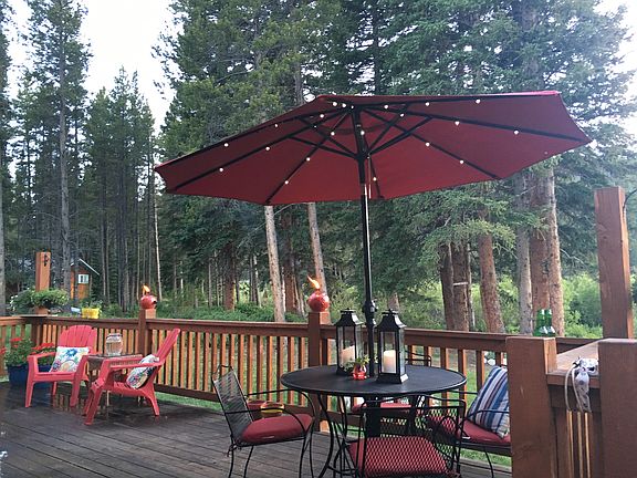 Lots of great areas to relax on the back deck