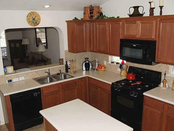 Large kitchen with island